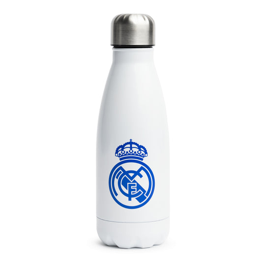 Botella Acero 550ml Blanco/Azul