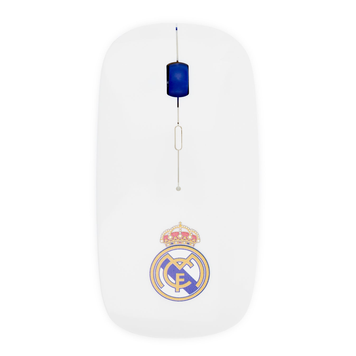 Ratón Inalámbrico Escudo Blanco Real Madrid