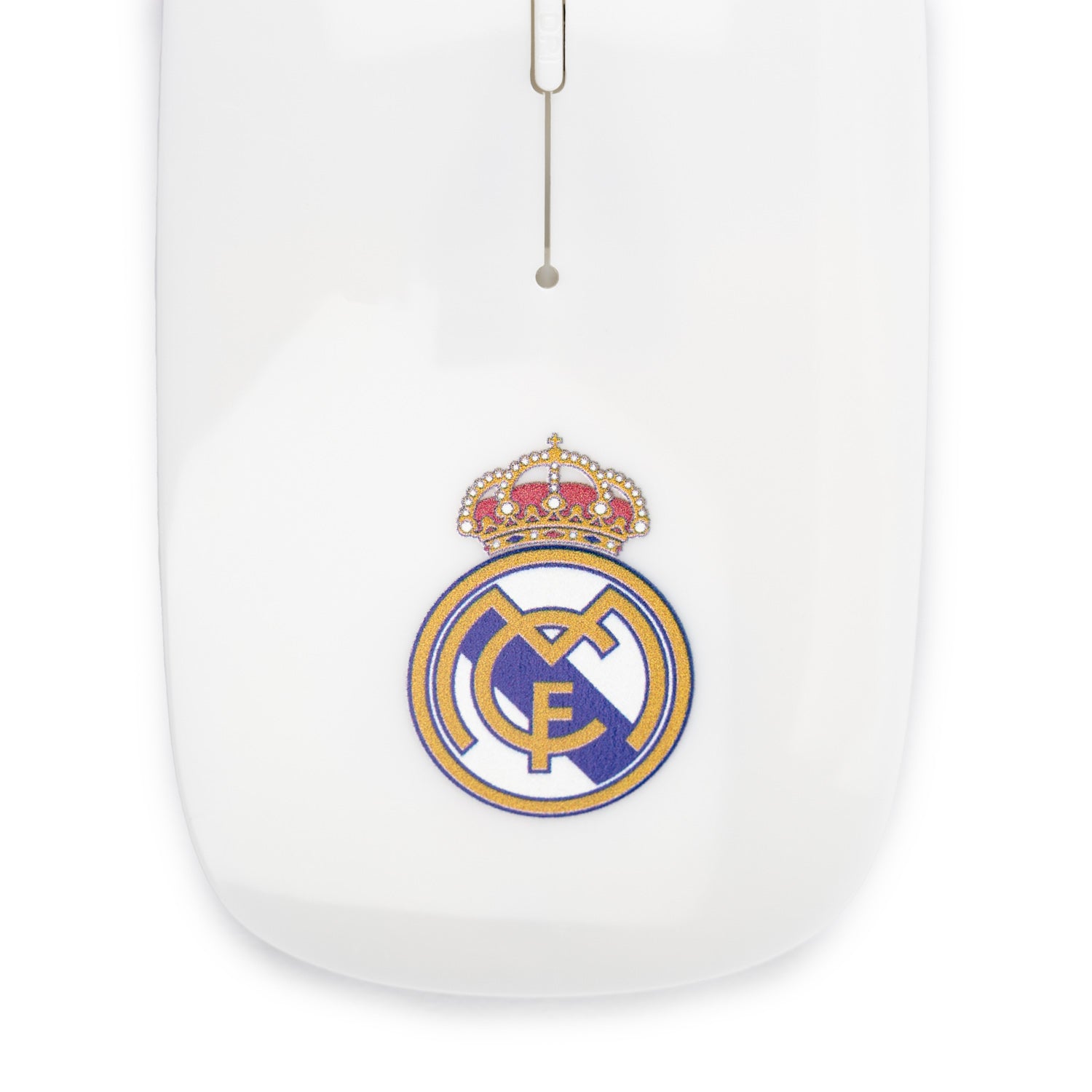 Ratón Inalámbrico Escudo Blanco Real Madrid