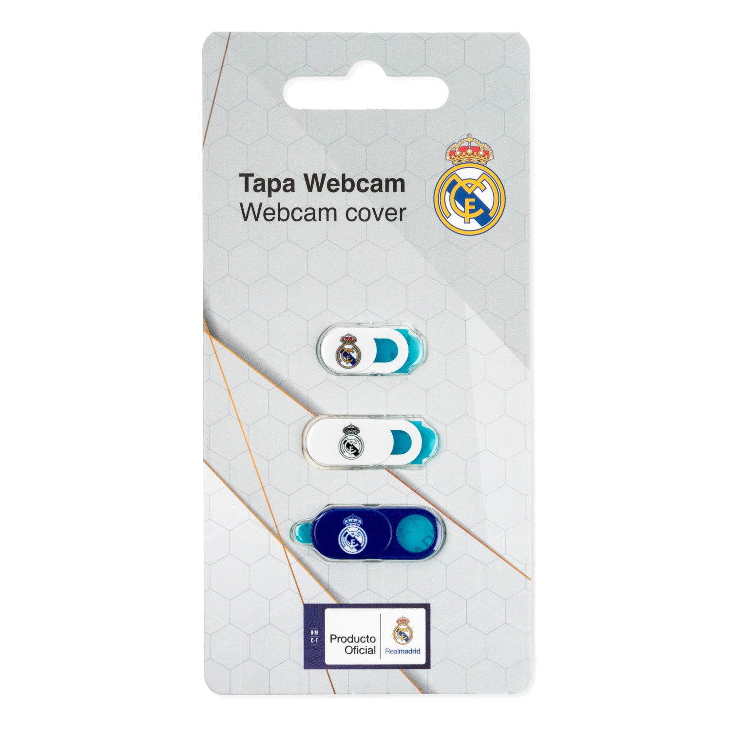 Set 3 Protectores Webcam Real Madrid