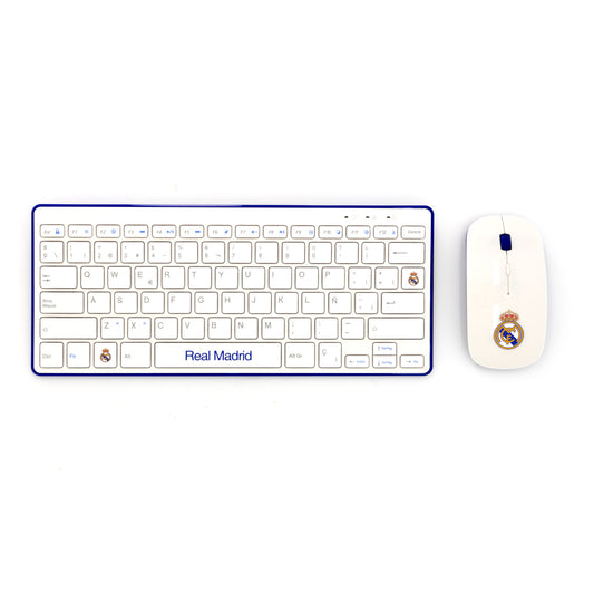 Set Teclado Inalámbrico + Ratón Real Madrid