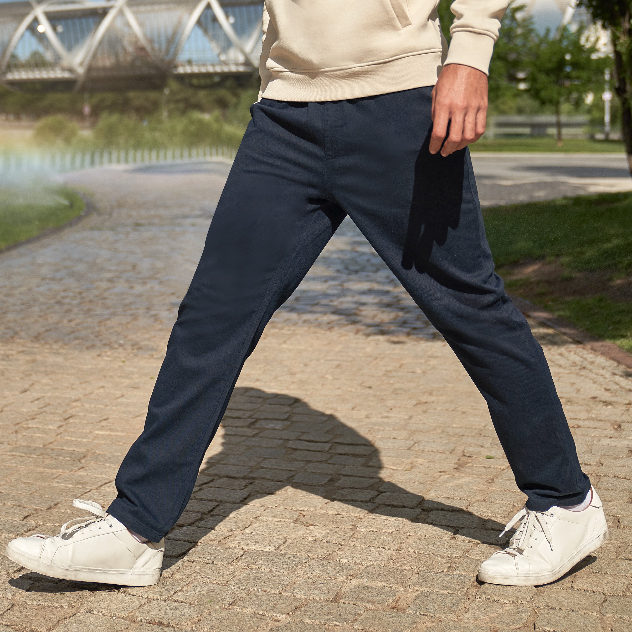 Pantalón Sakura Hombre Plana Azul