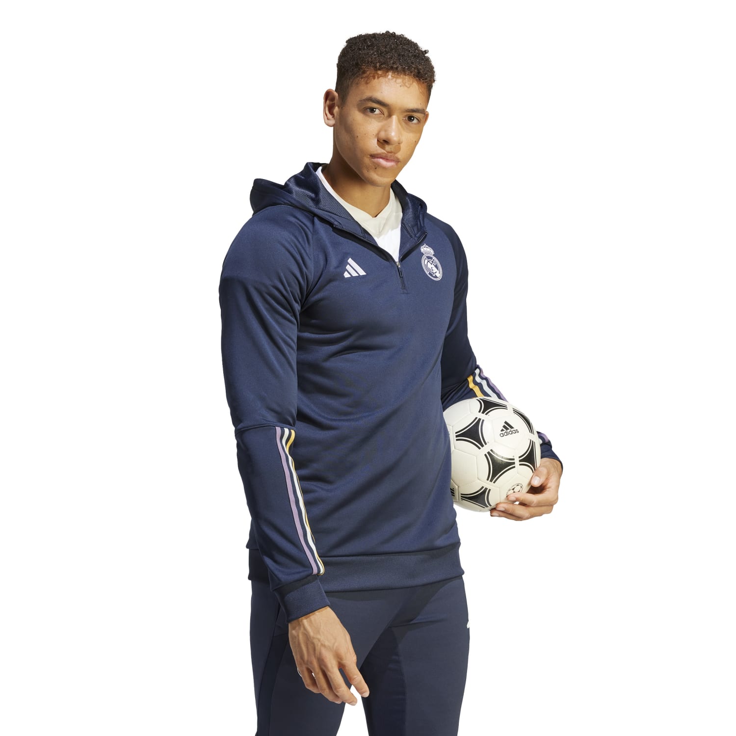 Sudadera Capucha adidas Hombre Entrenamiento 23/24 Azul Marino