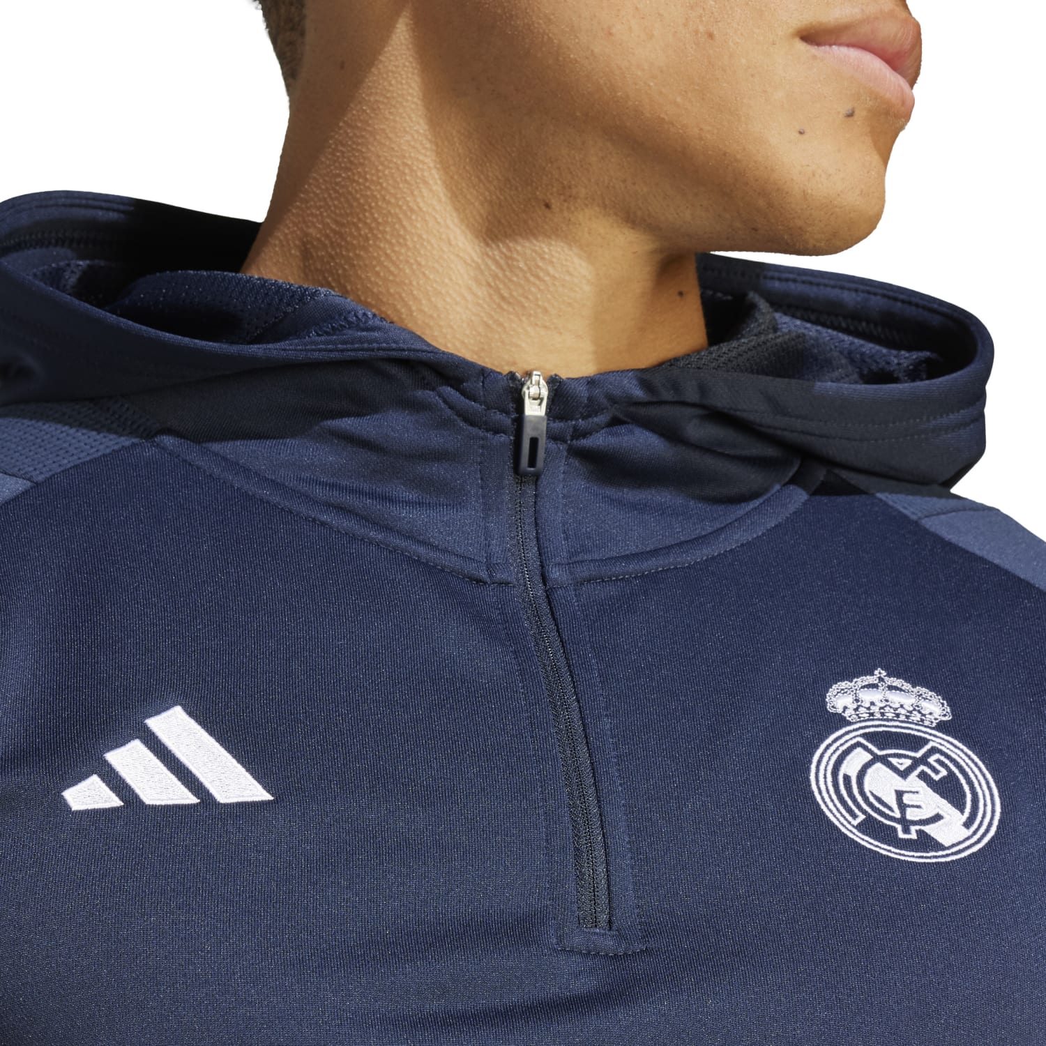 Sudadera Capucha adidas Hombre Entrenamiento 23/24 Azul Marino