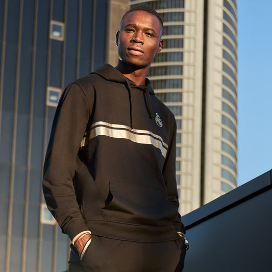 Sudadera Capucha Hombre Black & Gold