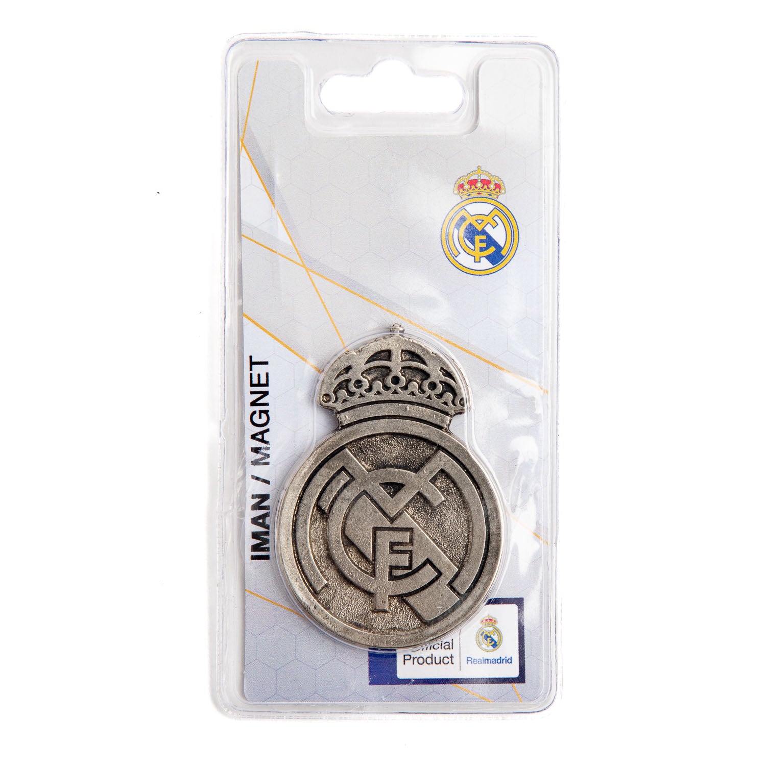 Imán Escudo Plateado Real Madrid