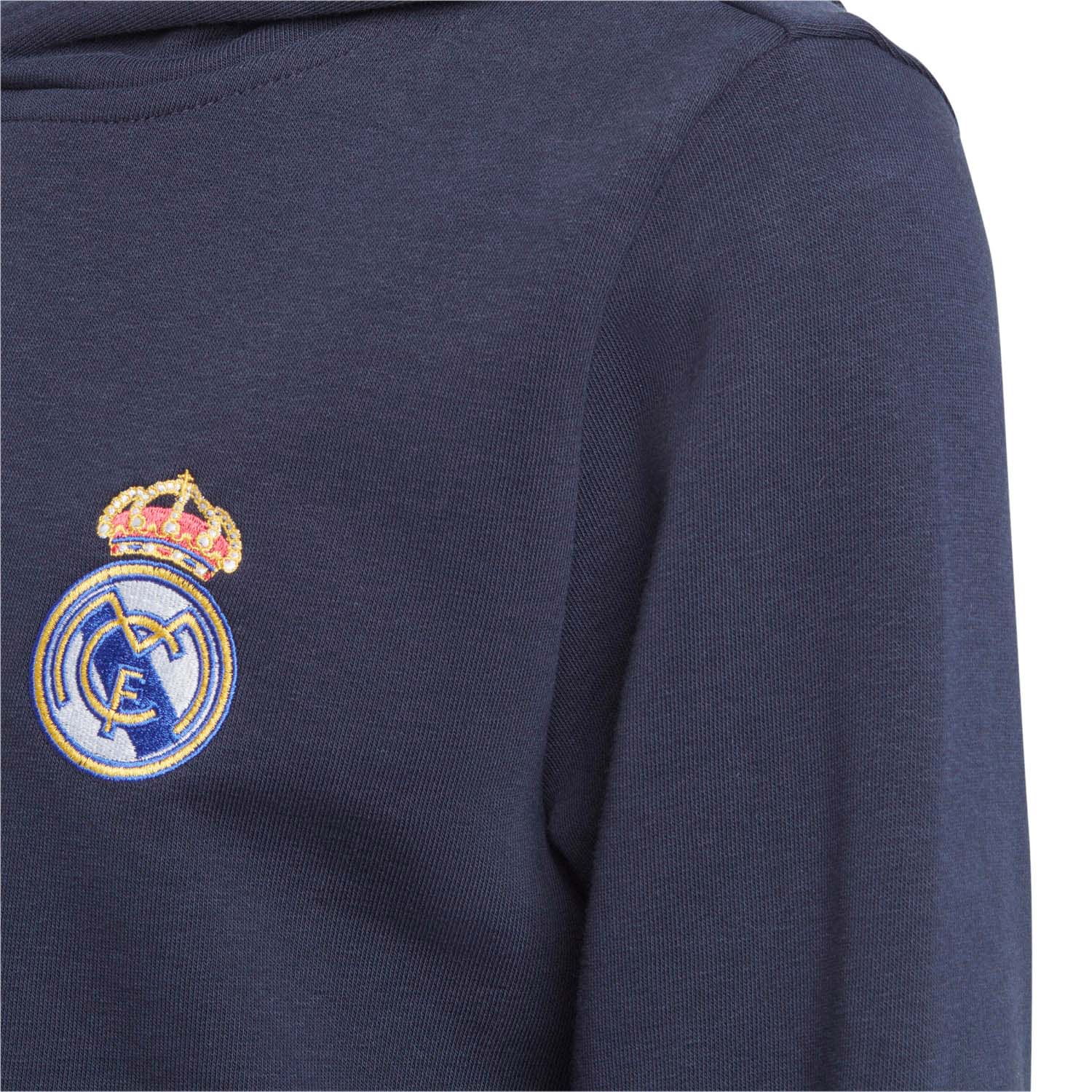 Sudadera Capucha adidas Niños 23/24 Azul Marino