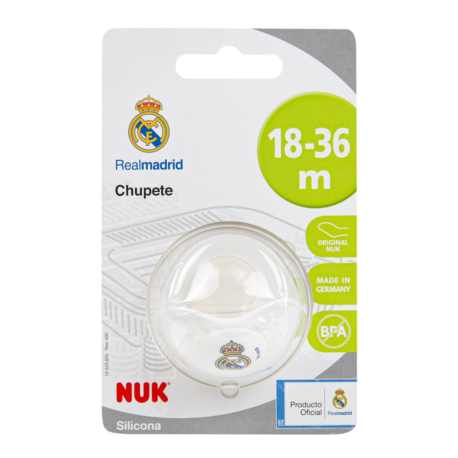 Chupete 18-36 Meses Real Madrid