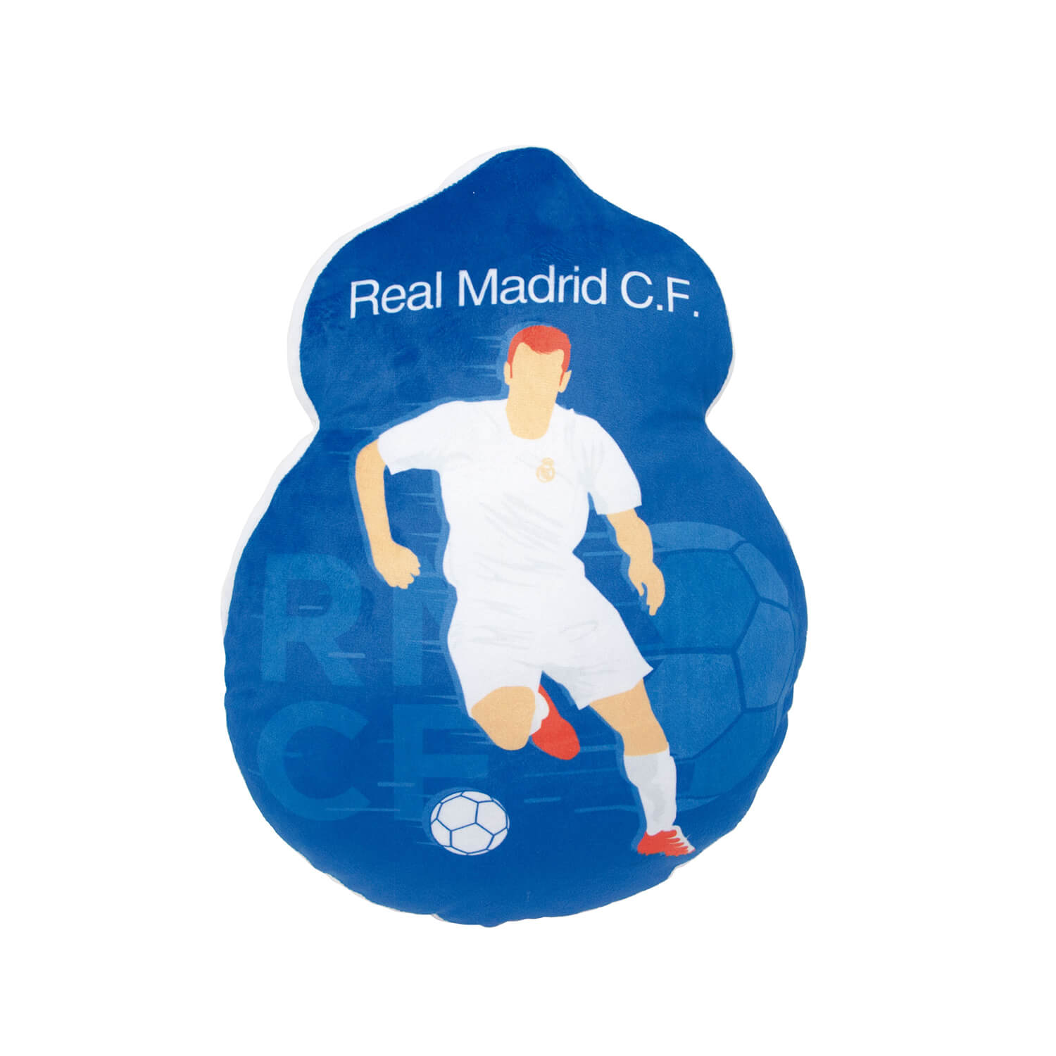 Cojín Escudo Blanco/Azul Real Madrid