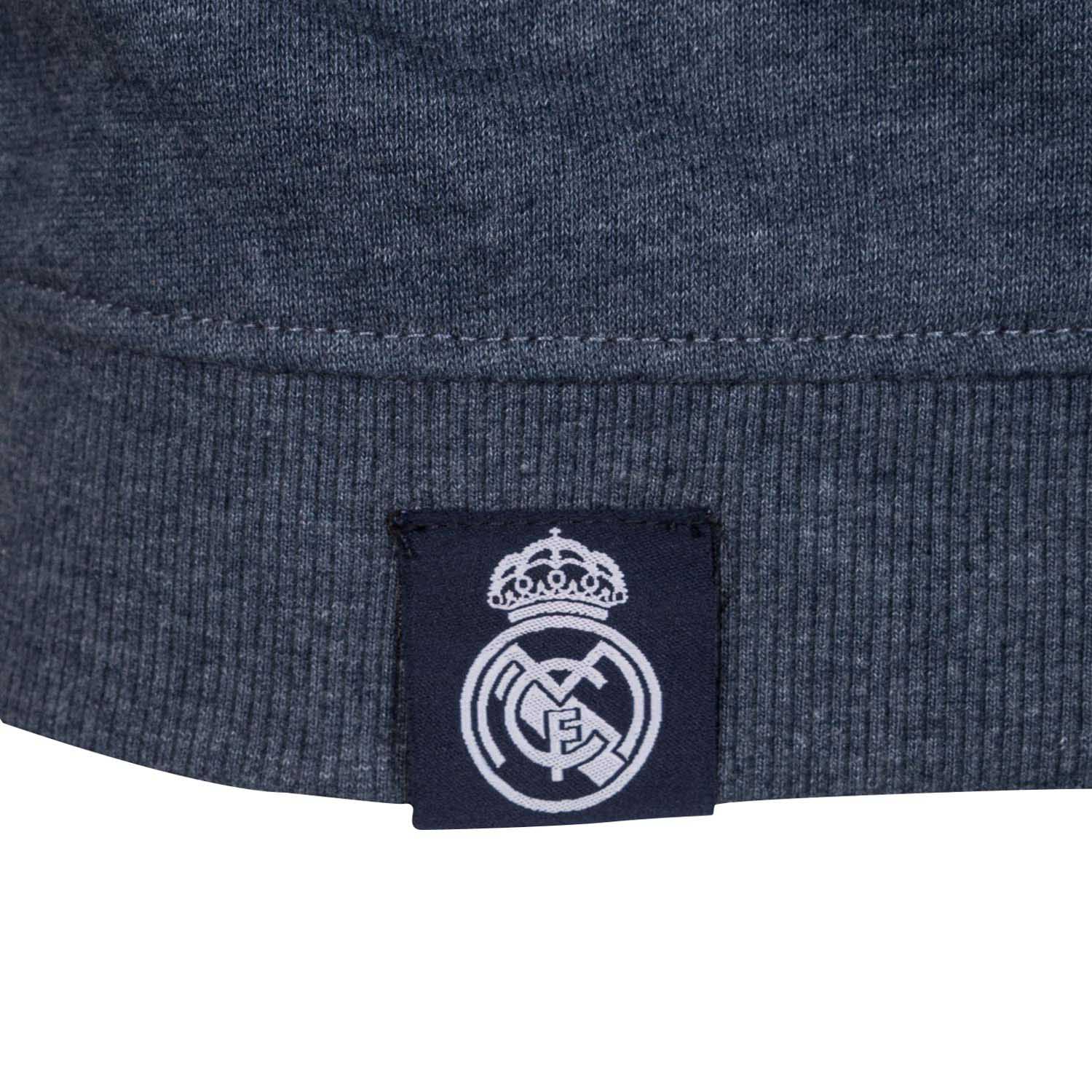 Sudadera Azul Hombre Escudo Color Essentials