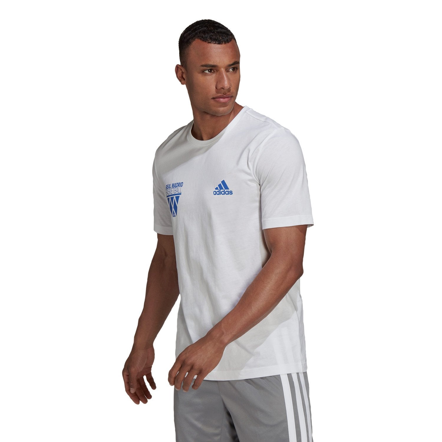 Mens adidas Basketball T-Shirt 21/22