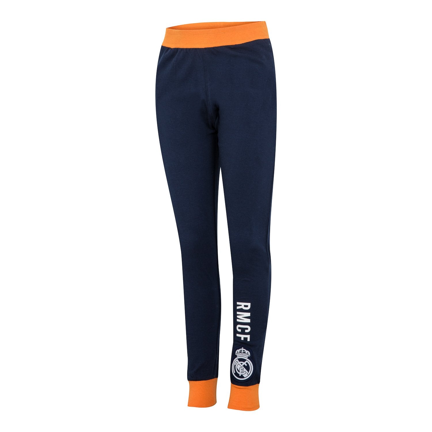 Pijama Pantalón Largo Niño Contraste Azul/Naranja