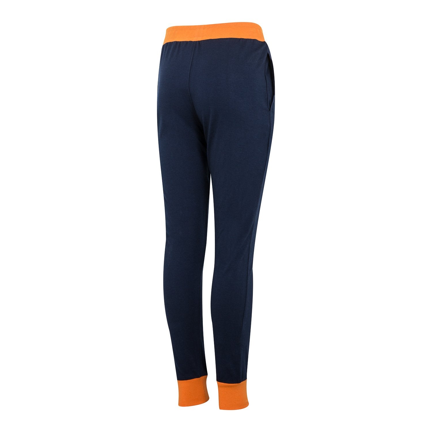 Pijama Pantalón Largo Niño Contraste Azul/Naranja