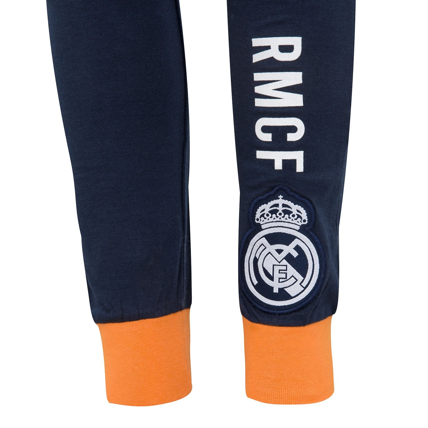 Pijama Pantalón Largo Niño Contraste Azul/Naranja