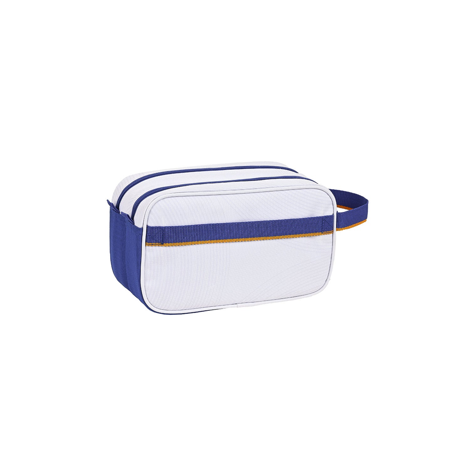 Neceser Doble Blanco/Naranja Real Madrid