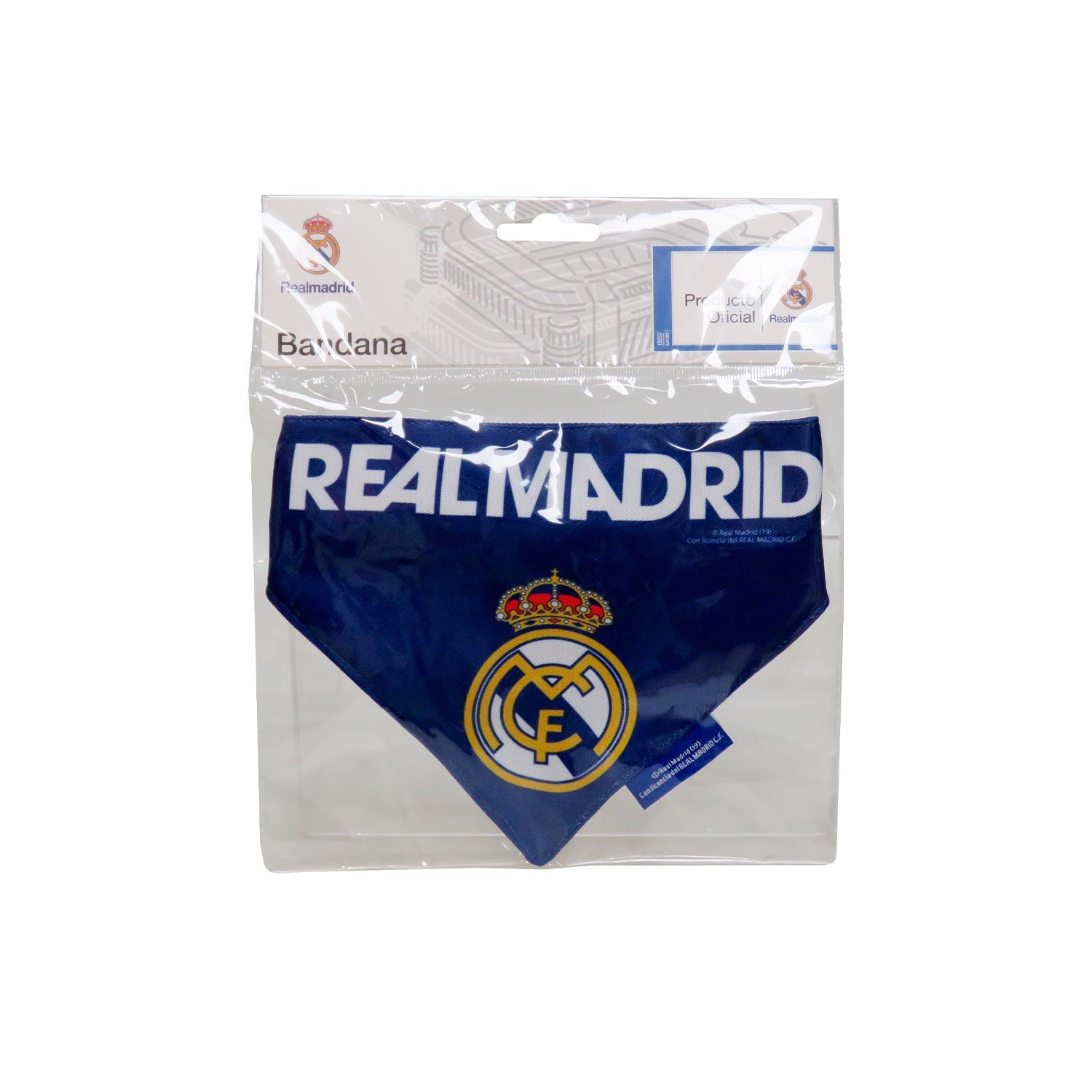 Pañuelo Mascotas Azul Real Madrid Bolsa