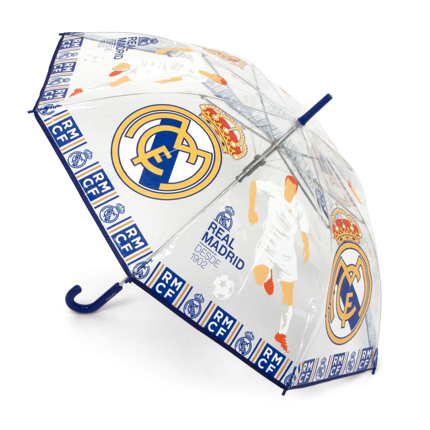Paraguas Transparente Niño Real Madrid