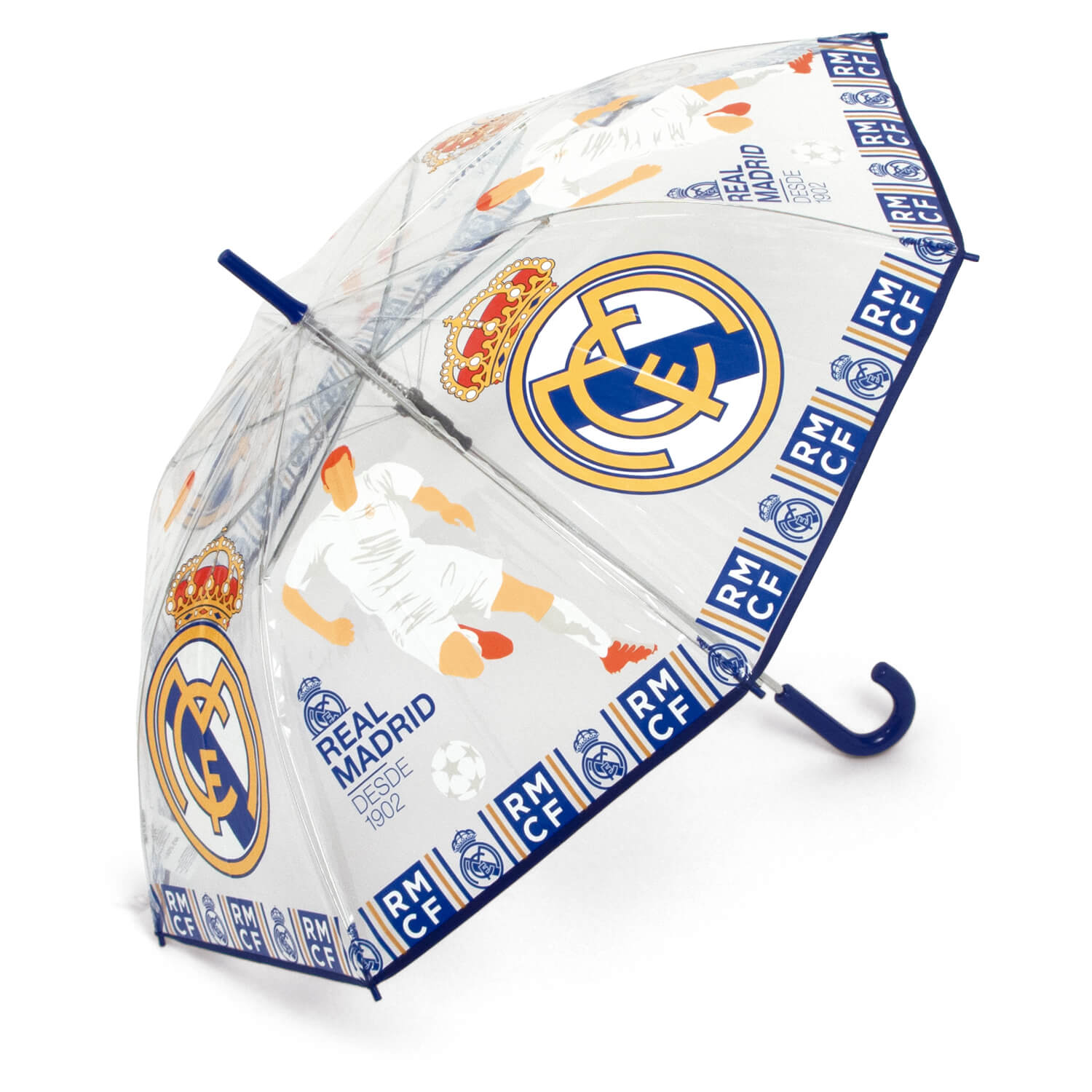 Paraguas Transparente Niño Real Madrid