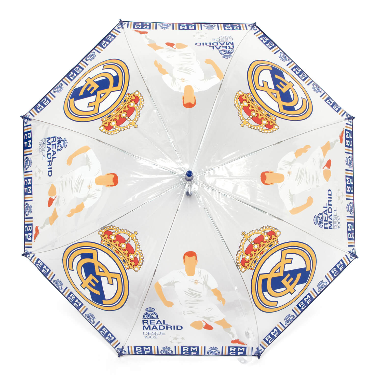Paraguas Transparente Niño Real Madrid