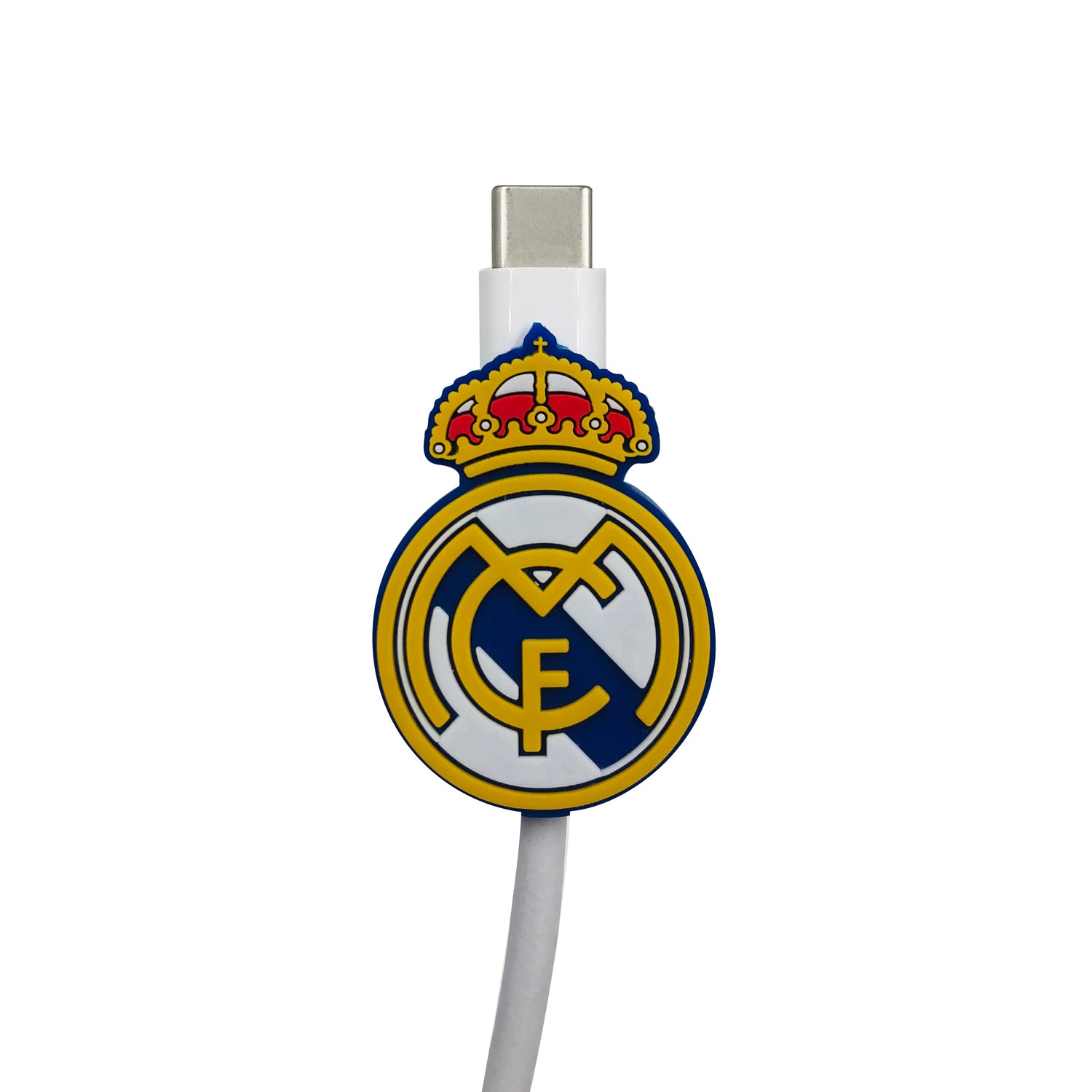 Protector Cables Escudo Real Madrid