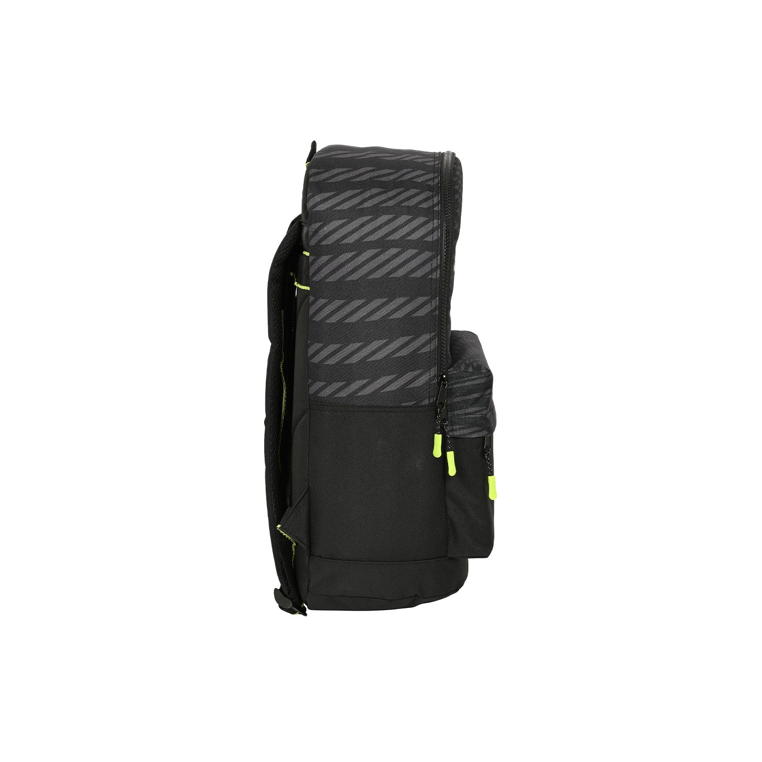 Mochila Adaptable Negra/Lima Bernabéu