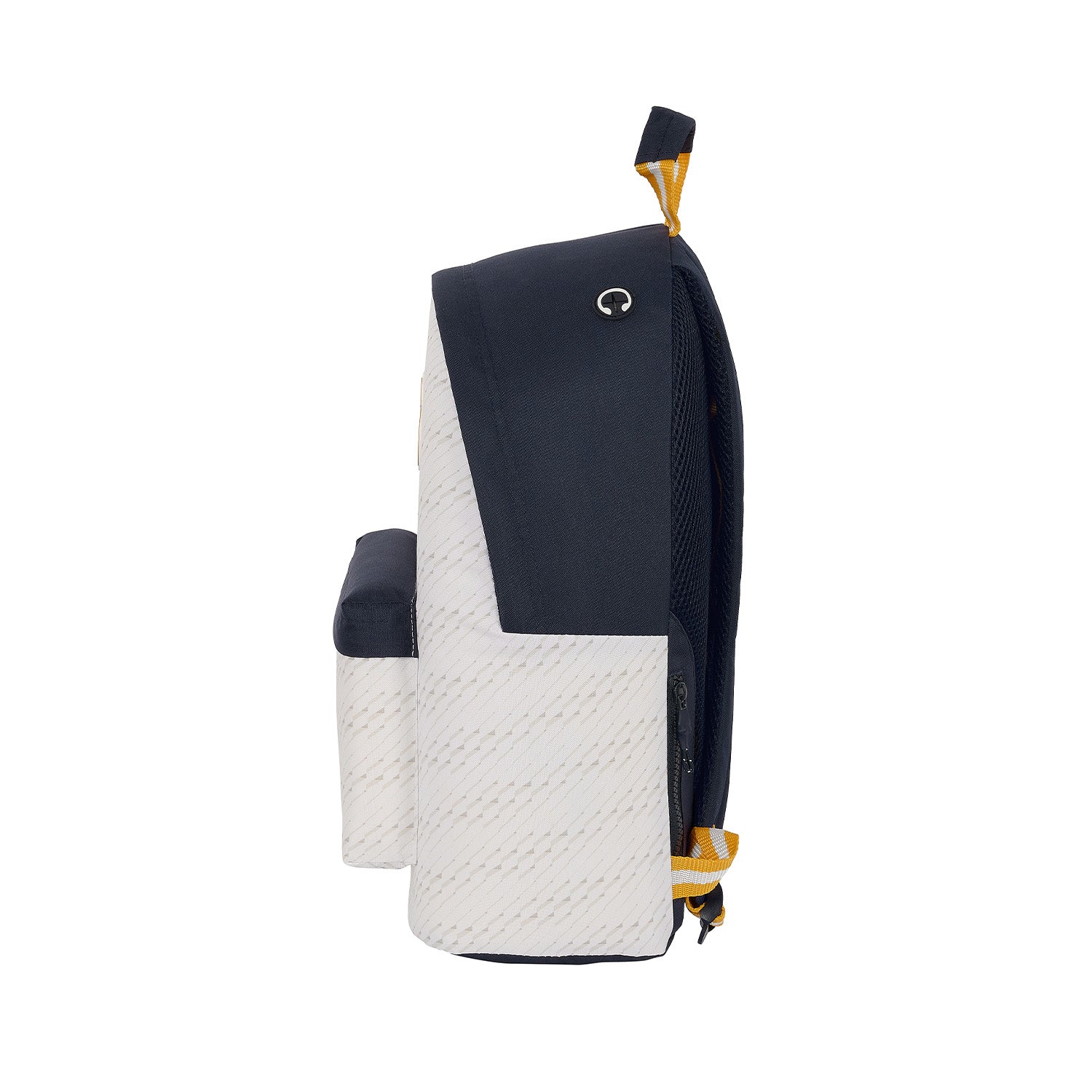 Mochila Portátil Blanca/Dorada