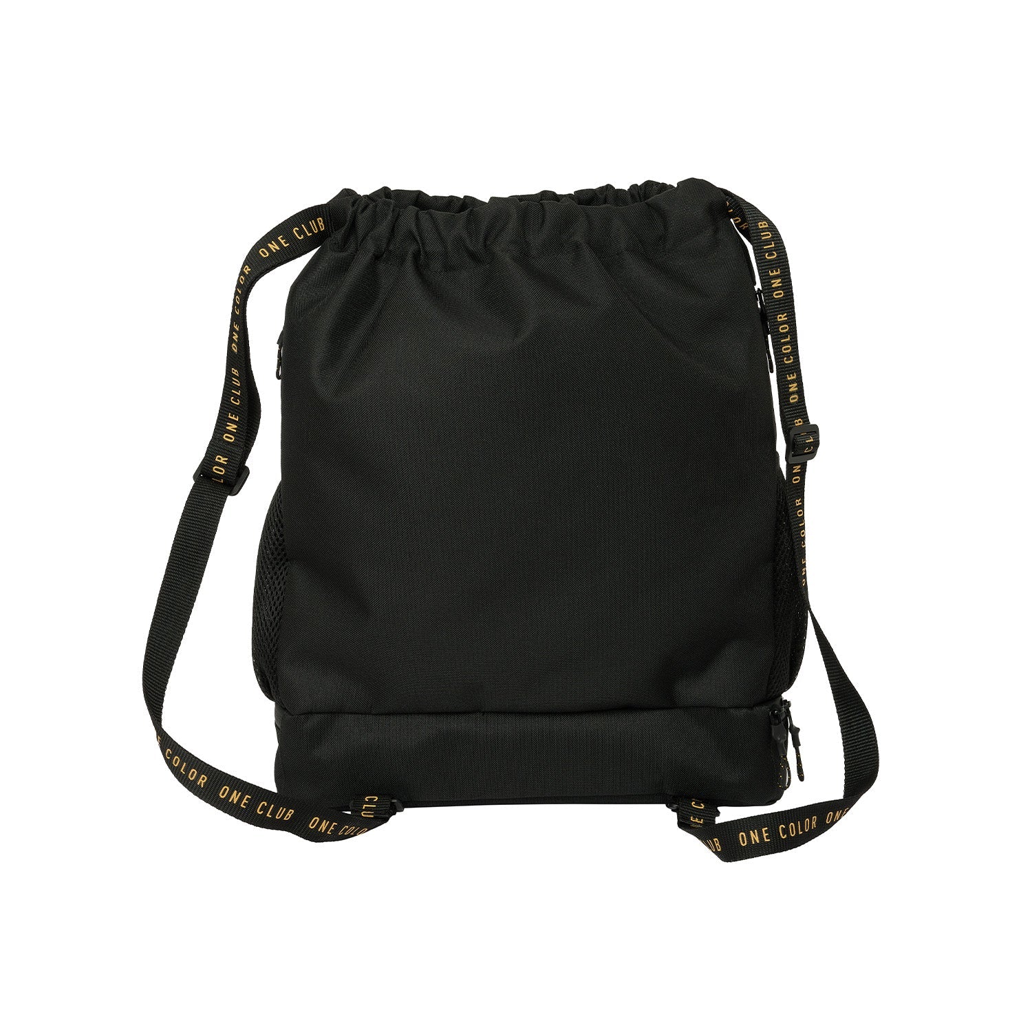 Mochila Saco Negra/Mostaza Real Madrid