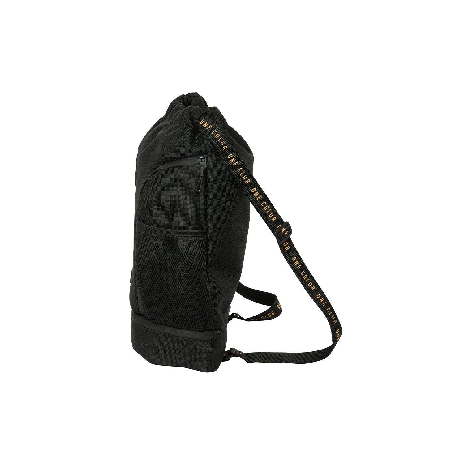 Mochila Saco Negra/Mostaza Real Madrid