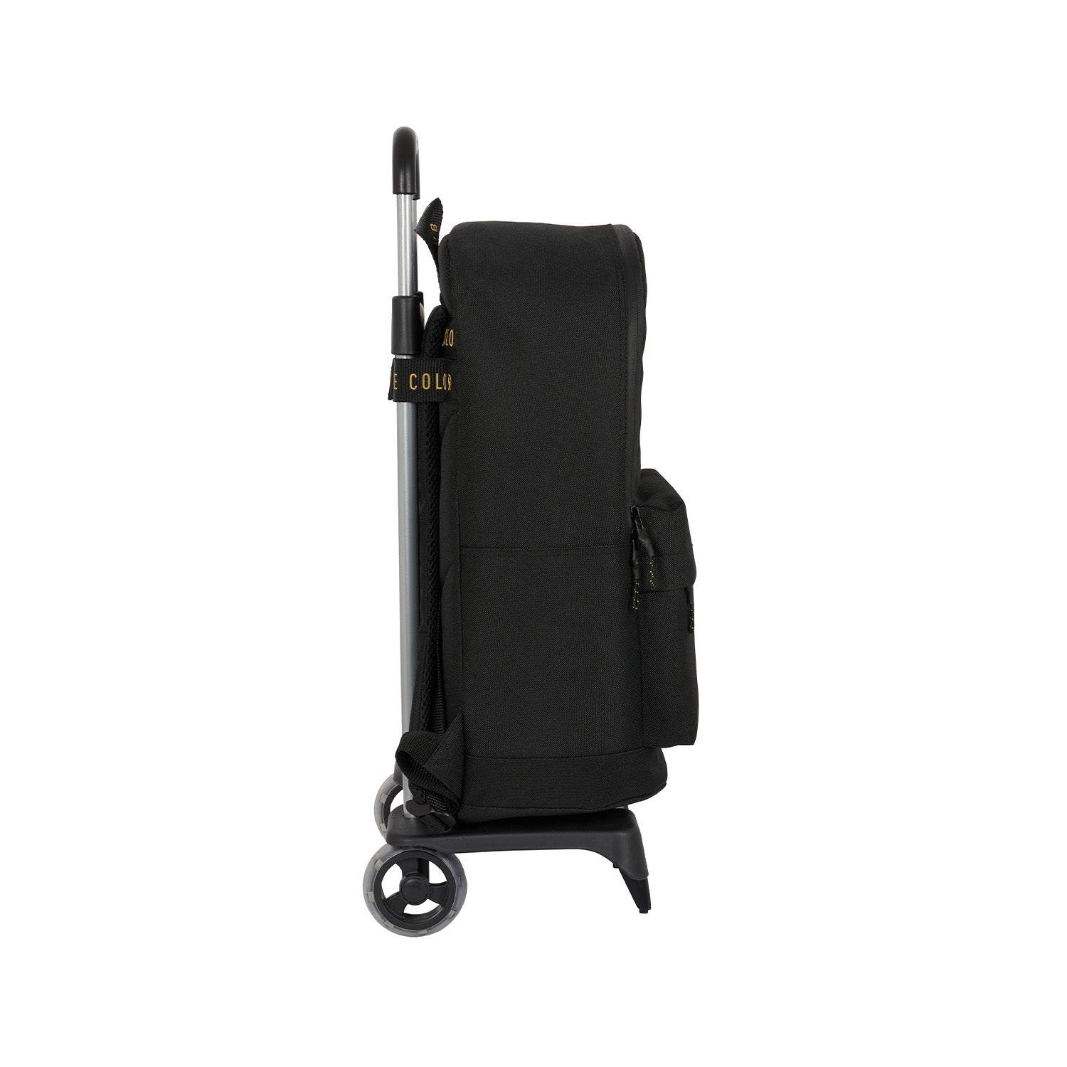 Mochila Carro Negra/Mostaza Real Madrid