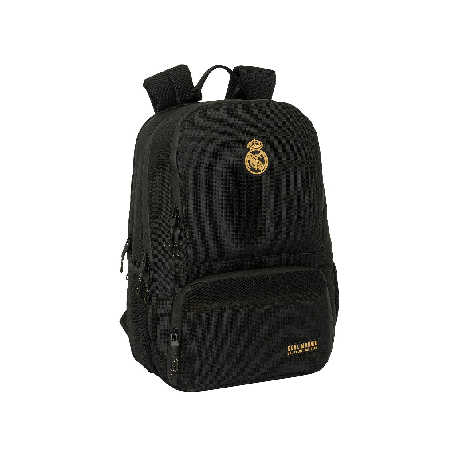 Mochila Pádel Negra/Mostaza Real Madrid