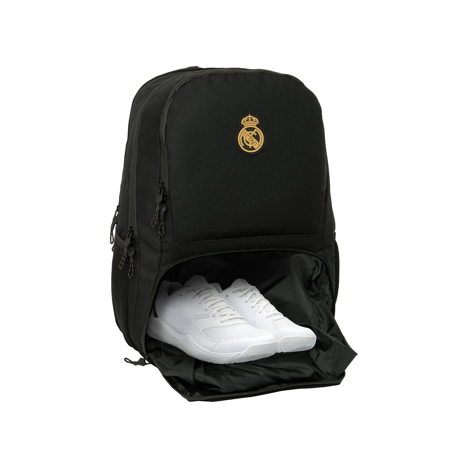 Mochila Pádel Negra/Mostaza Real Madrid