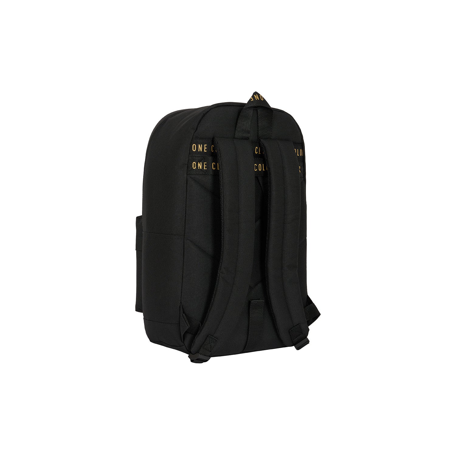 Mochila Adaptable Negra/Mostaza Real Madrid