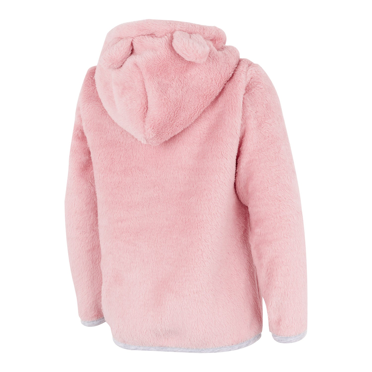 Chaqueta Osito Infantil Rosa/Gris