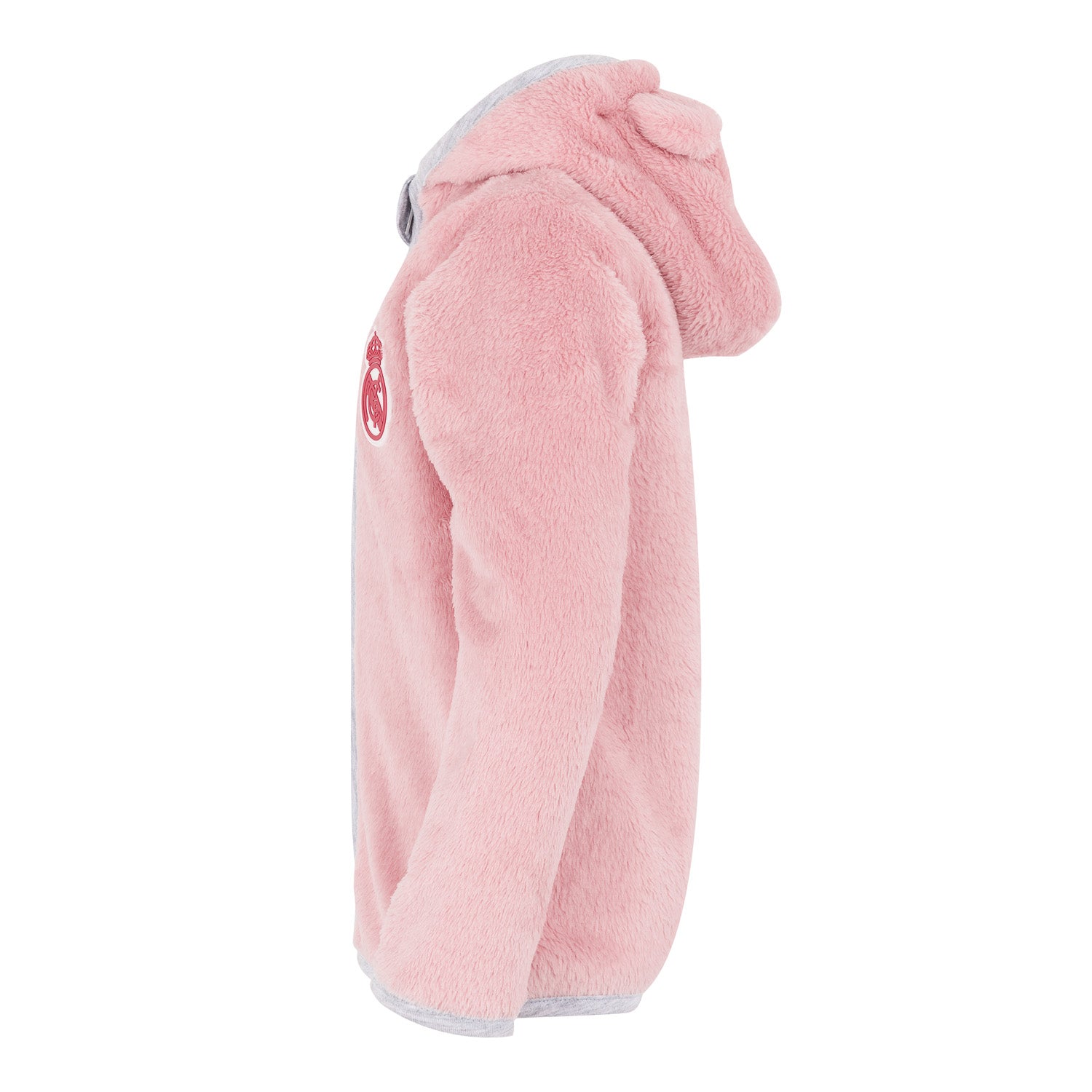 Chaqueta Osito Infantil Rosa/Gris
