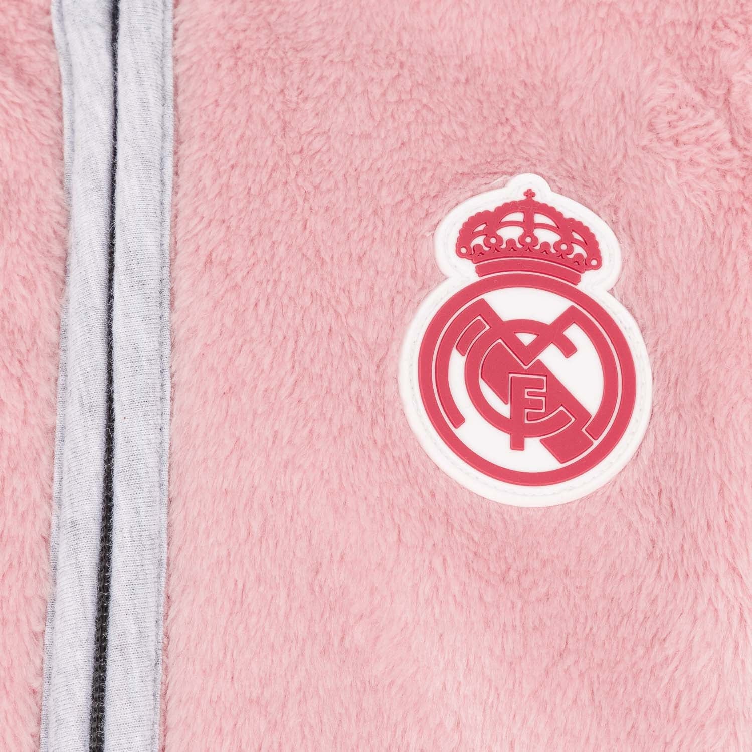 Chaqueta Osito Infantil Rosa/Gris