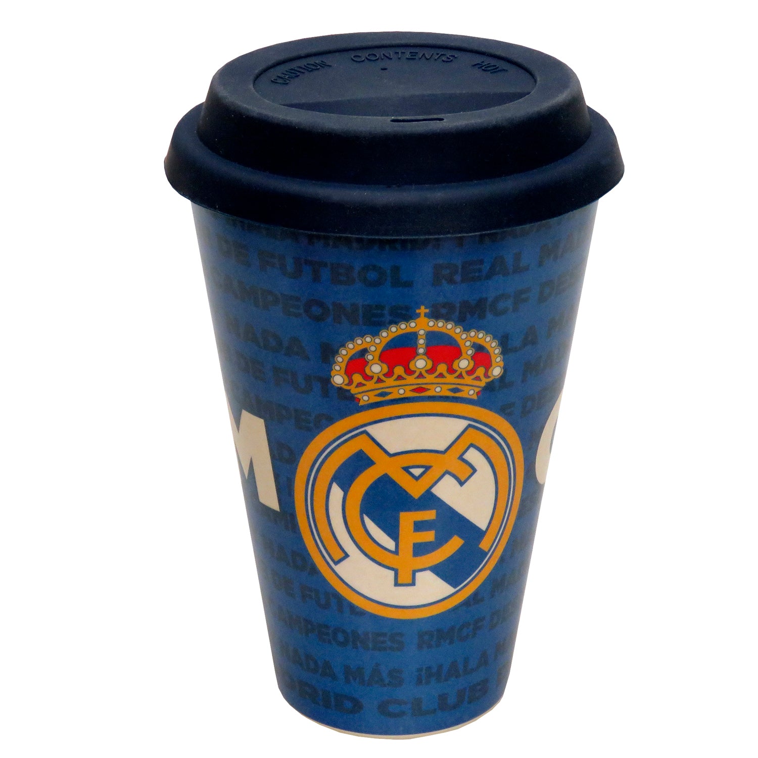 Vaso Bambú Tapa Real Madrid