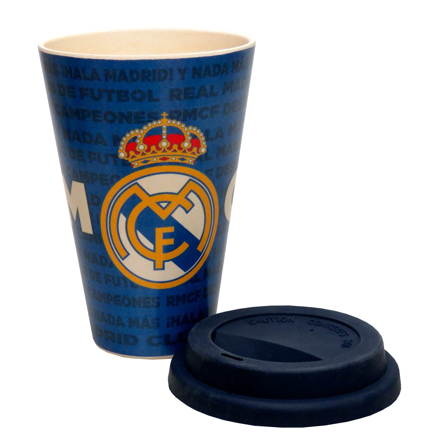 Vaso Bambú Tapa Real Madrid