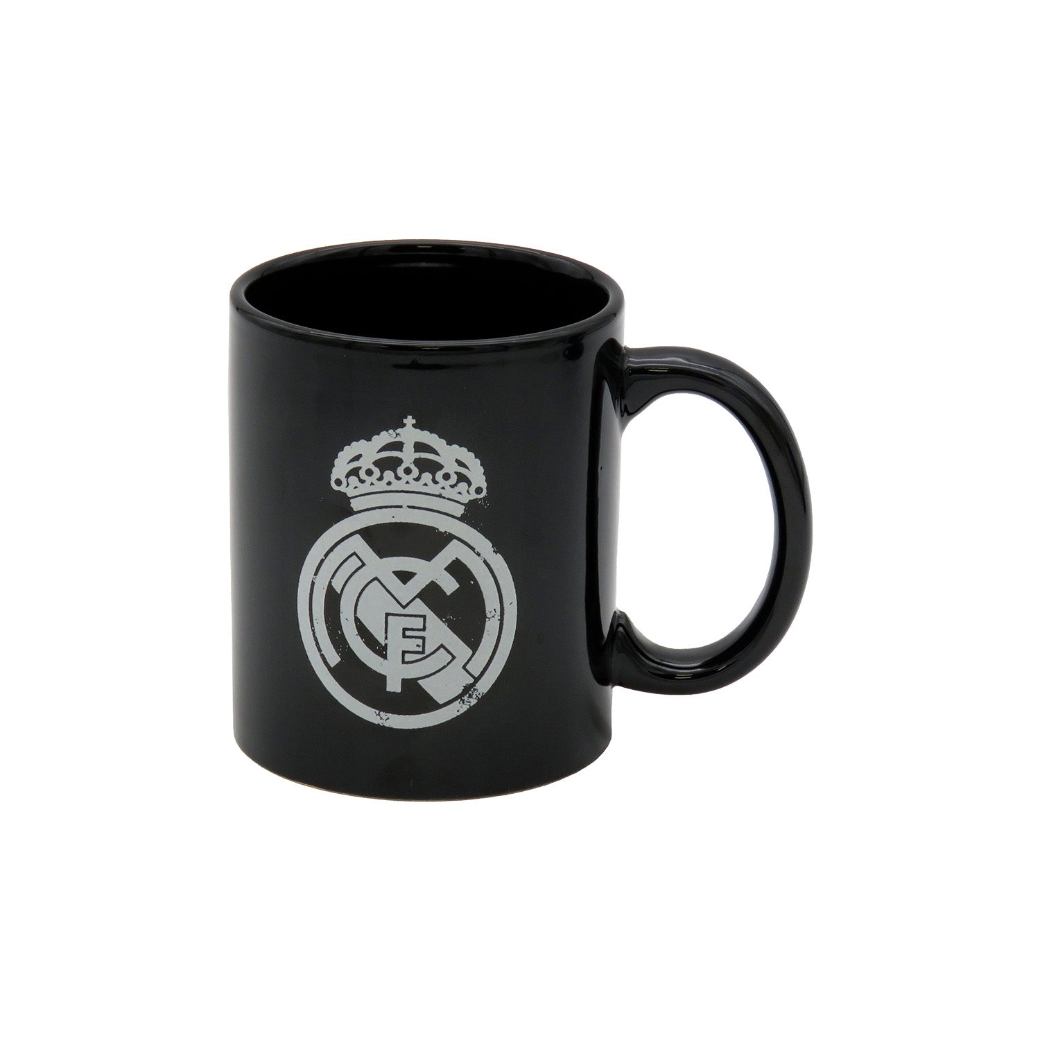 Taza Negra Cerámica Escudo