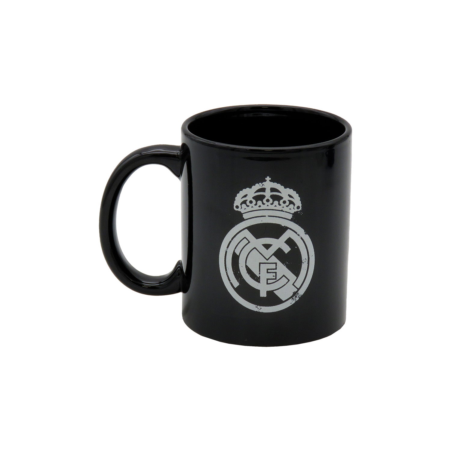 Taza Negra Cerámica Escudo