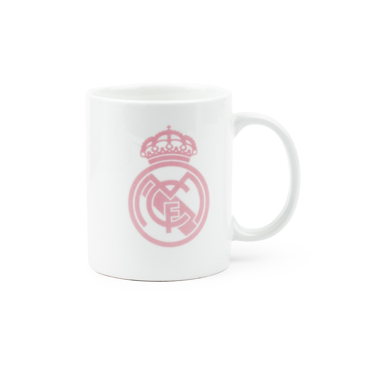 Taza Cerámica Blanca/Rosa Real Madrid