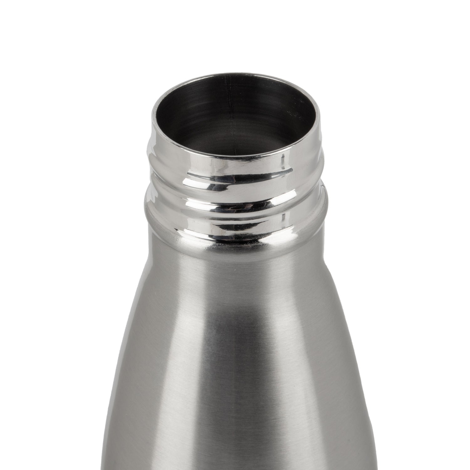 Botella Acero 500ml Doble Pared Plata