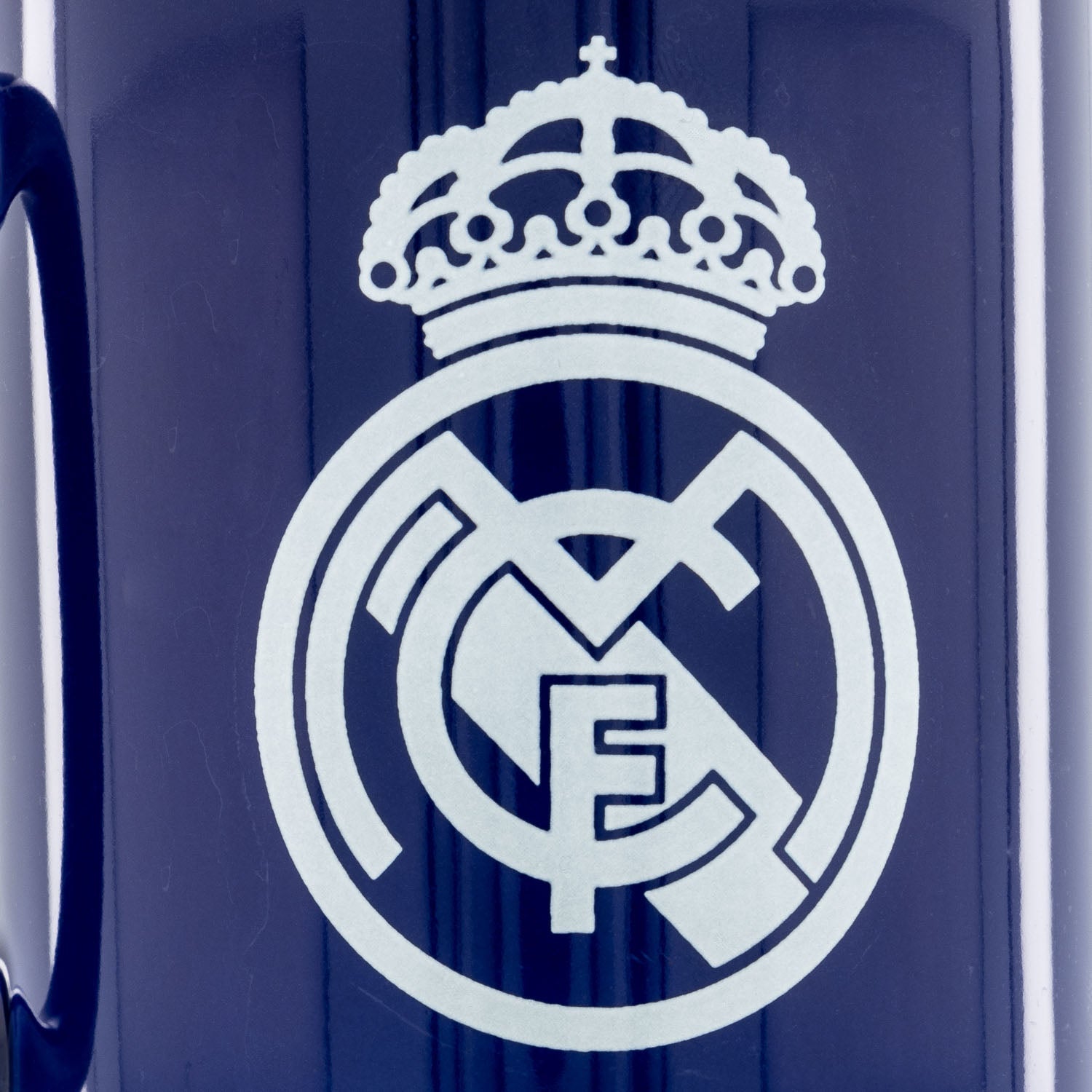 Taza Azul Cerámica Escudo Real Madrid