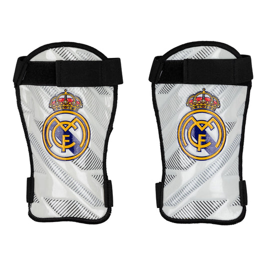 Espinilleras Blanco/Gris Real Madrid