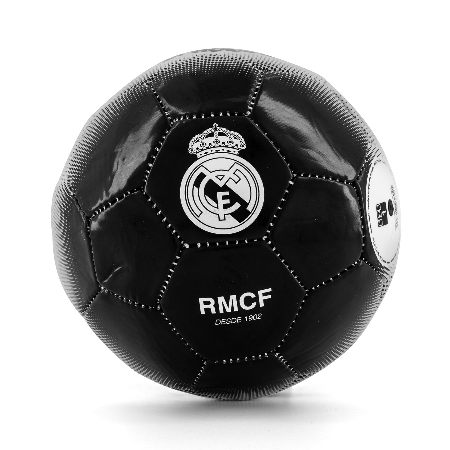 Mini Balón Hala Madrid Negro