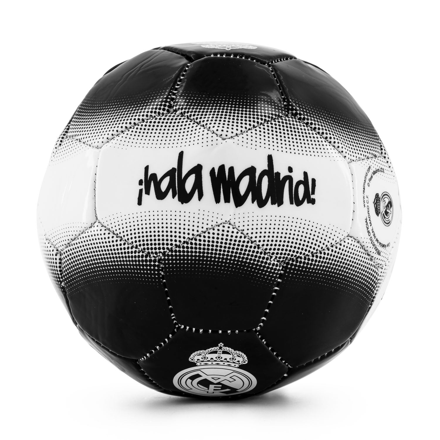 Mini Balón Hala Madrid Negro