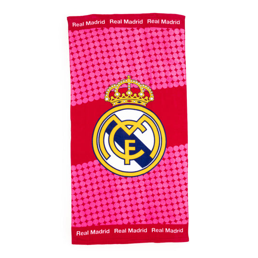 Toalla Escudo Rosa Real Madrid