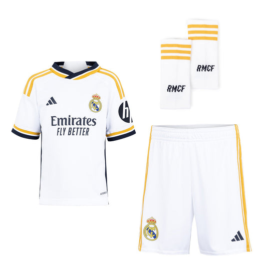 Conjunto Infantil Primera Equipación Blanco 23/24