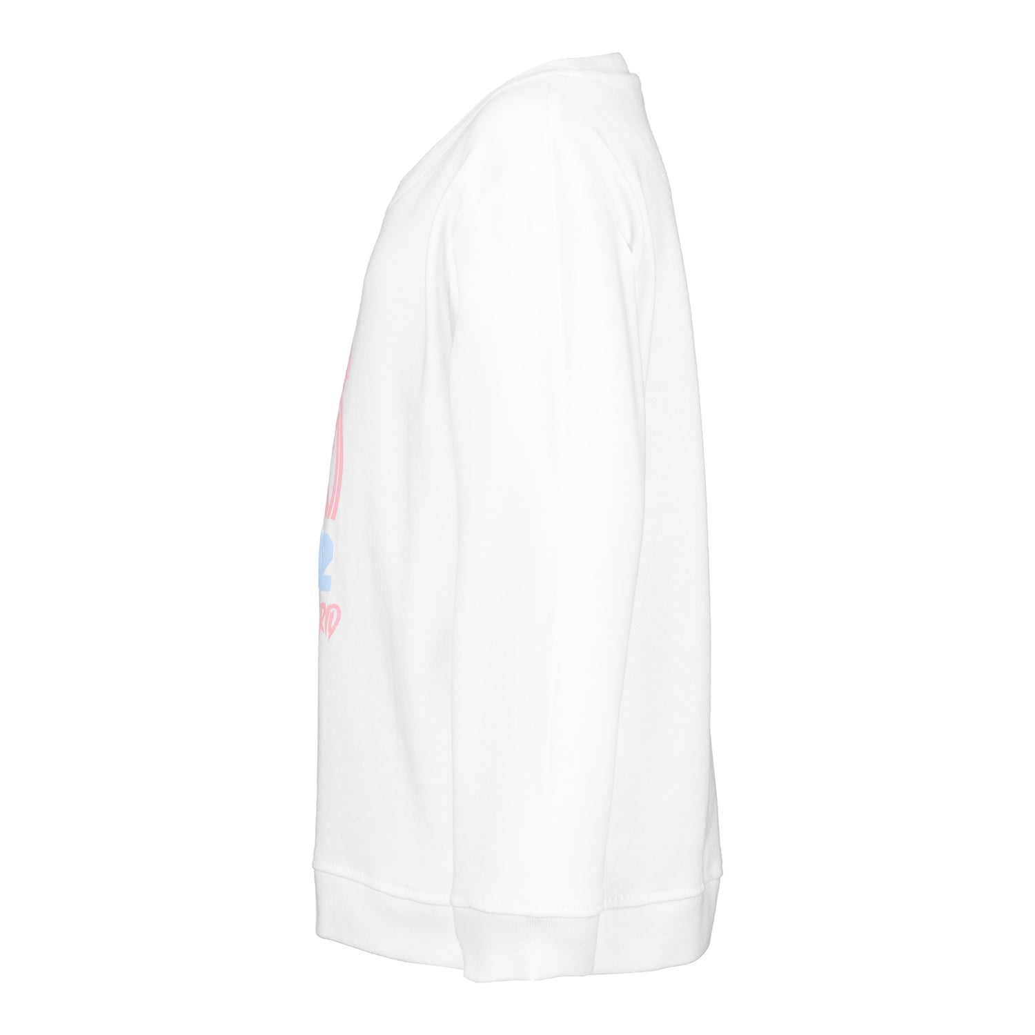 Sudadera Cuello Redondo Infantil Estampacion 1902 Blanco/Rosa