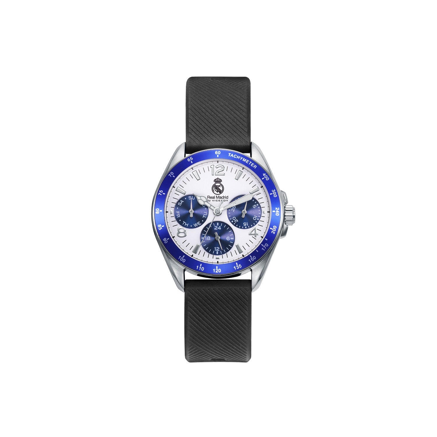 Reloj Crono Viceroy Niños Correa Silicona Negro/Acero