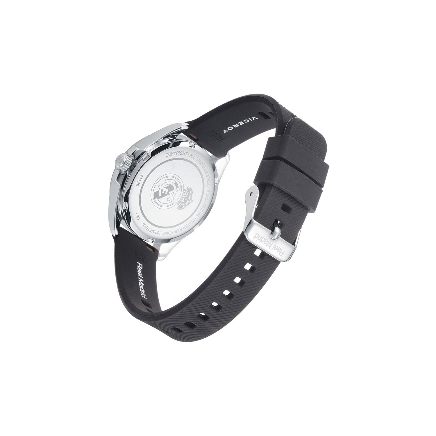 Reloj Crono Viceroy Niños Correa Silicona Negro/Acero